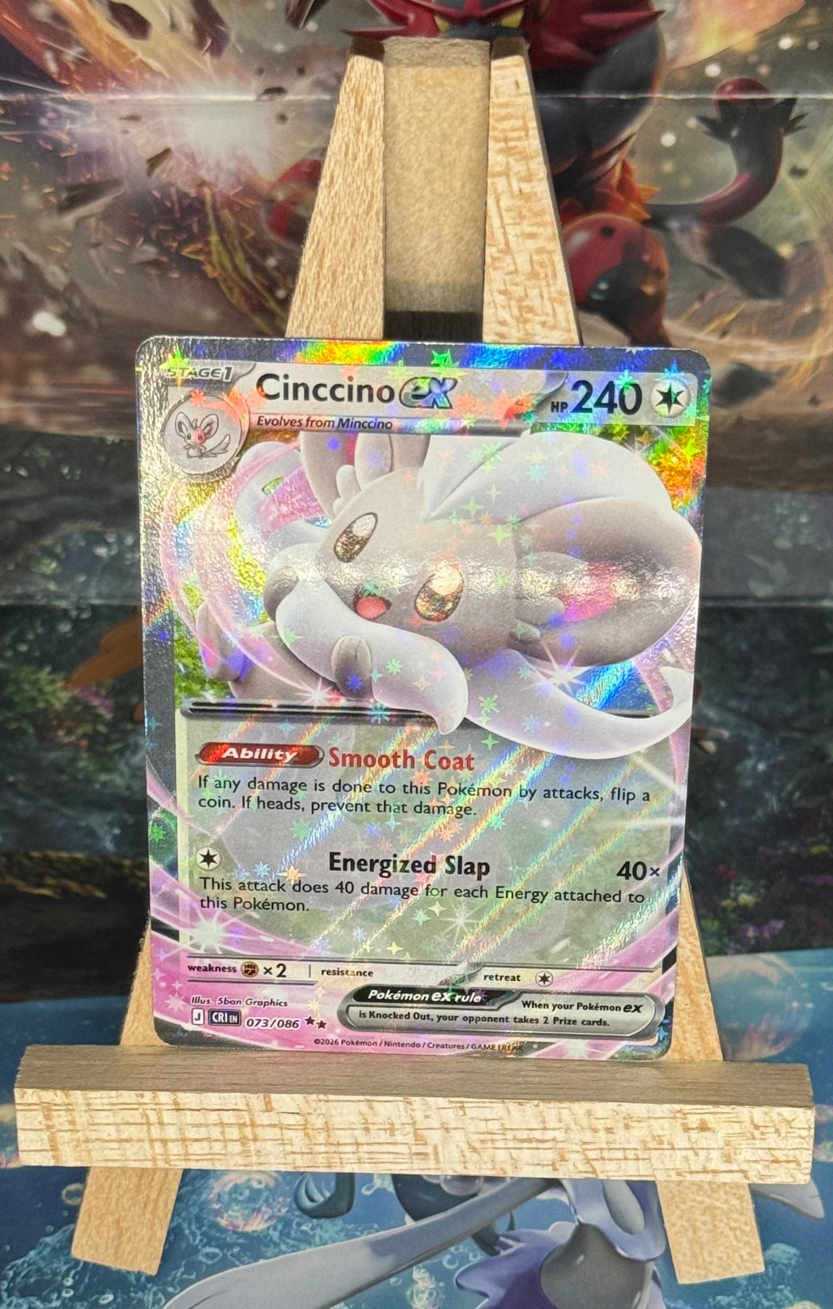 Cinccino EX 073/086 CRI NM