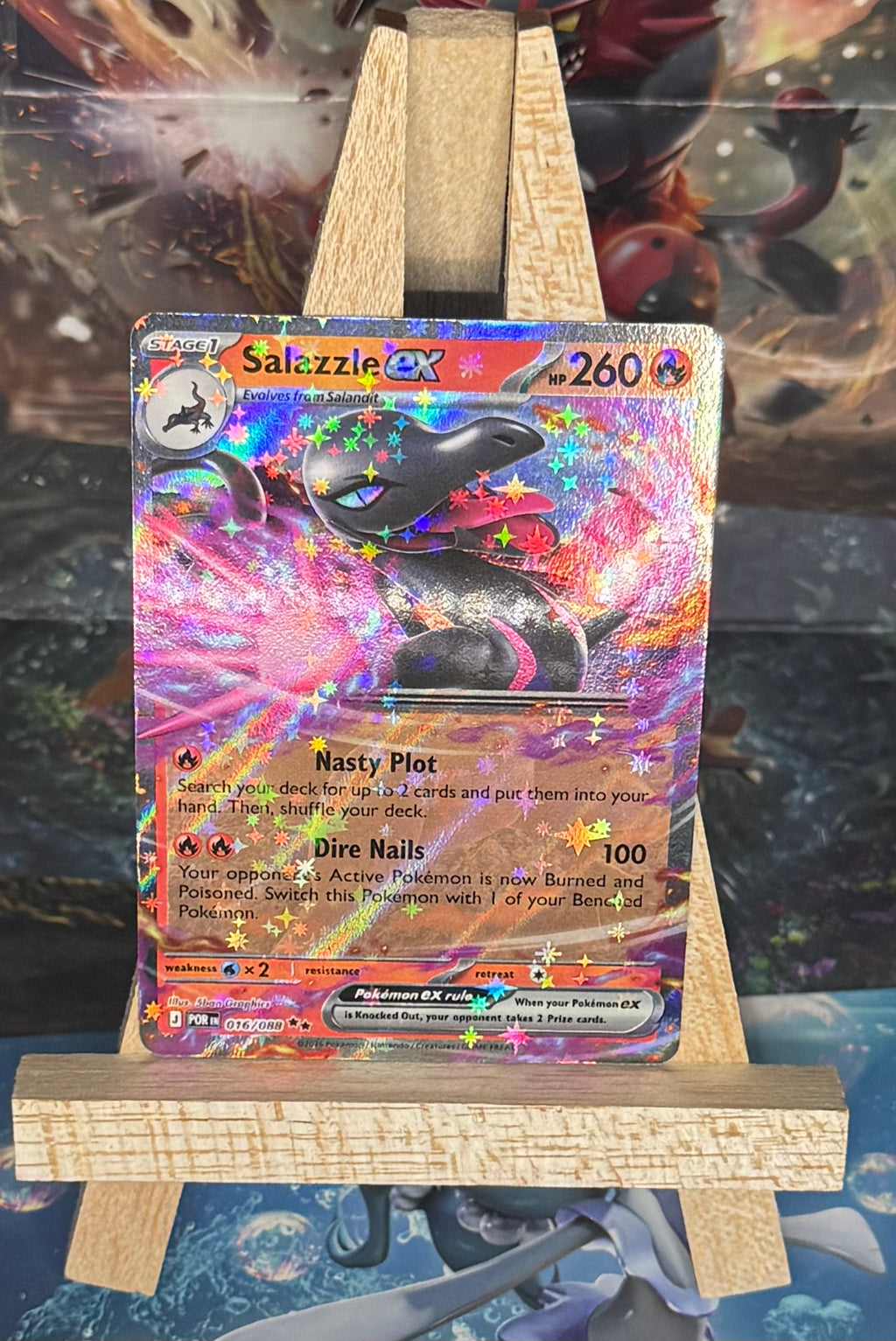 Salazzle EX 016/088 POR NM